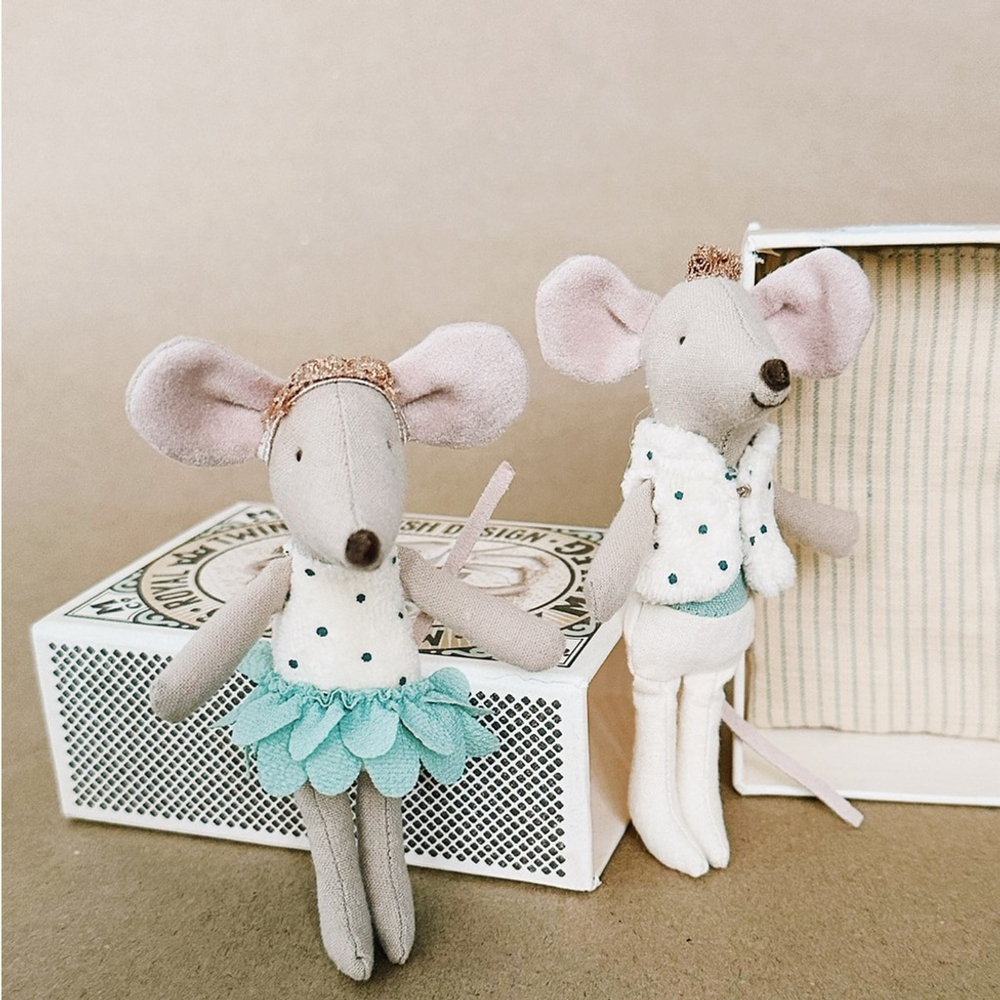 Retired Maileg Royal Twins Mice, Little sister and brother in Box​ - Picture 15 of 15